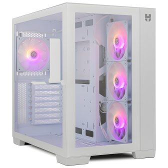 NOX Hummer Astra Midi Tower White ATX, ITX, Micro-ATX…