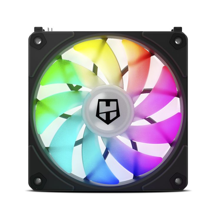 NOX Hummer EasyLink ARGB 120mm Case Fan Black (NXHUMMERLINKBK)