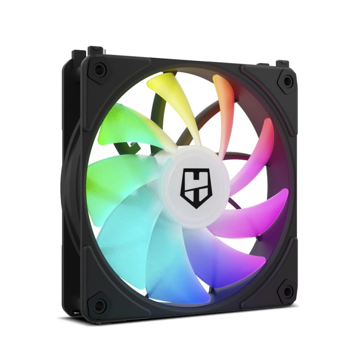 NOX Hummer EasyLink ARGB 120mm Case Fan Black (NXHUMMERLINKBK)