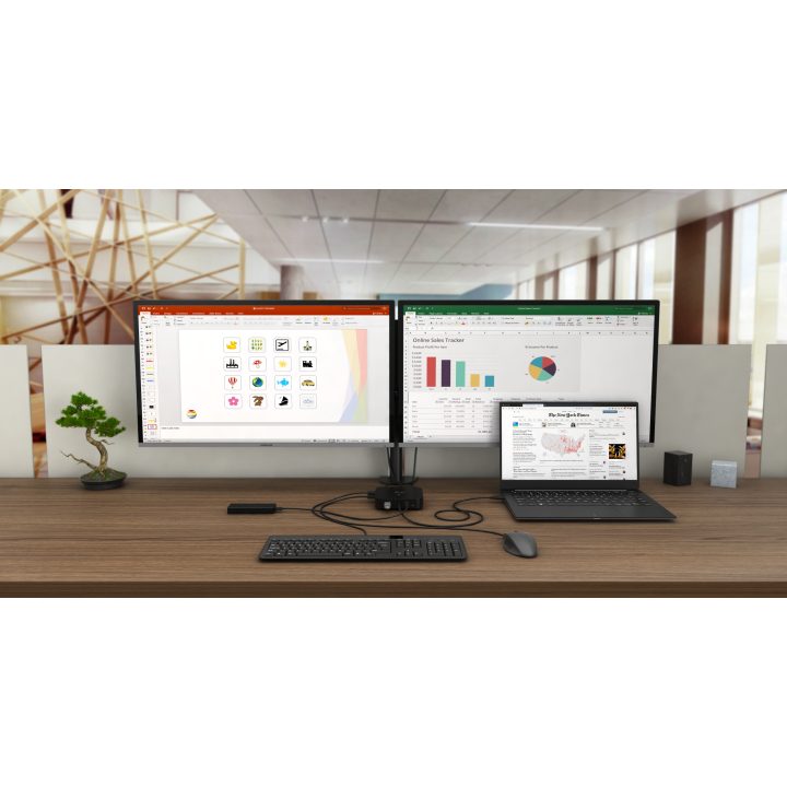 i-tec USB-C Dual Display Docking Station with Power Delivery 100 W +…