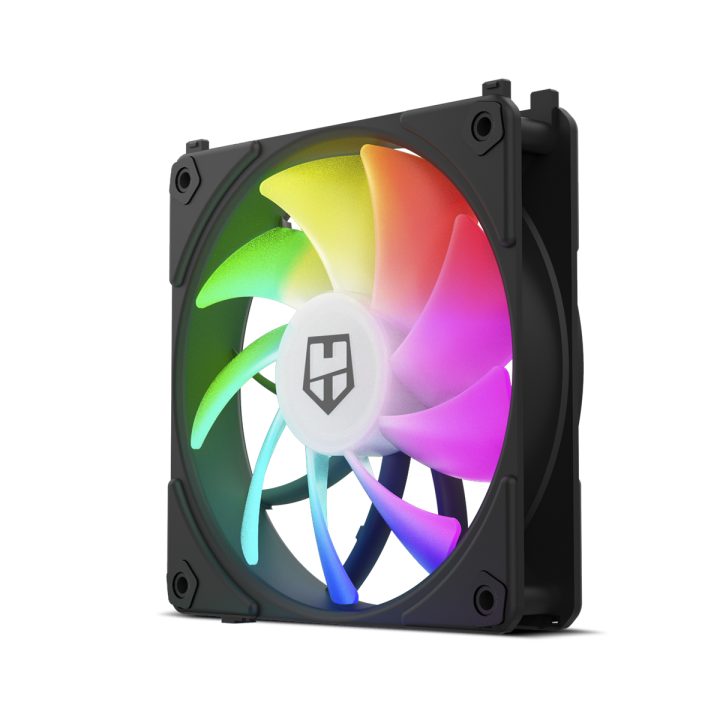 NOX Hummer EasyLink ARGB 120mm Case Fan Black (NXHUMMERLINKBK)