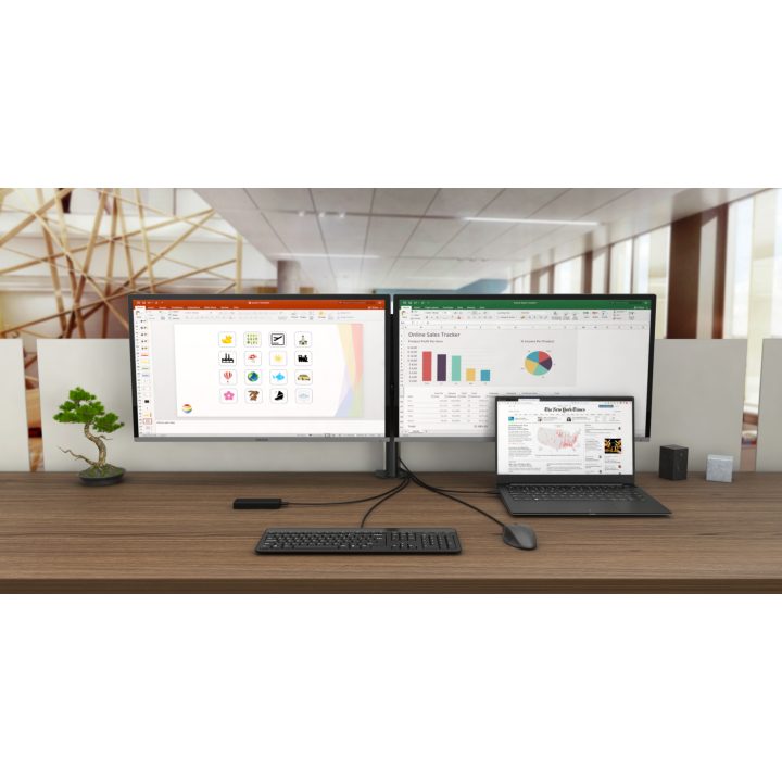 i-tec USB-C Dual Display Docking Station with Power Delivery 100 W +…
