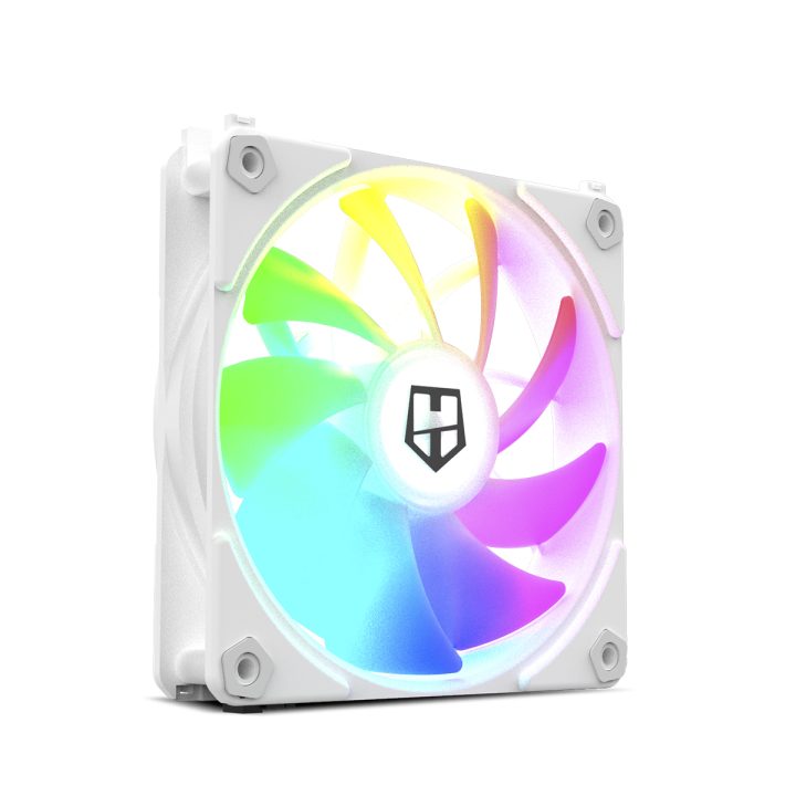Ventilador caja NOX hummer easylink ARGB 120mm blanco (NXHUMMERLINKWH)