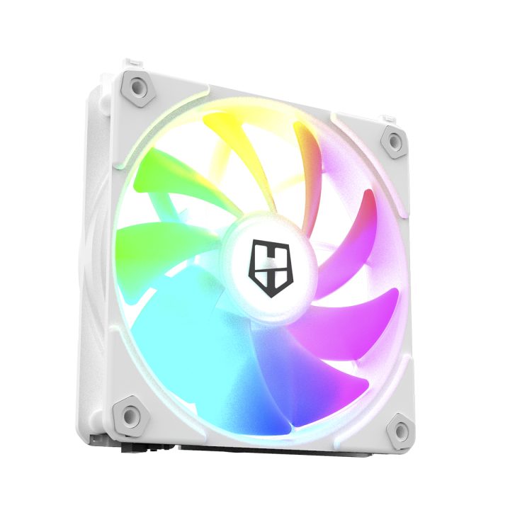 NOX hummer easylink ARGB 120mm White Case Fan (NXHUMMERLINKWH)