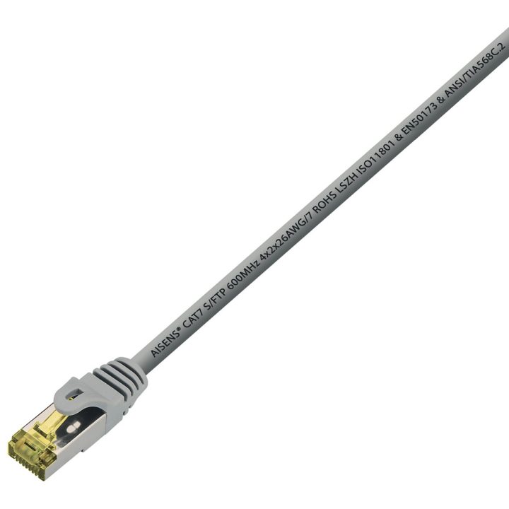 AISENS A146-0336 Network Cable Gray 3 m Cat7 S/FTP (S-STP)