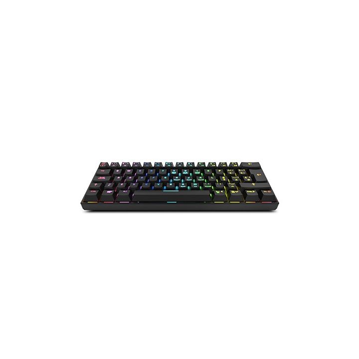 Teclado mini Krom gaming kluster RGB wireless (NXKROMKLSTRSP)