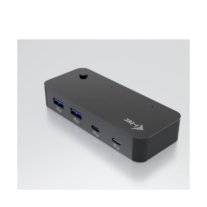 i-tec Universal KVM HUB 2x USB-C + 2x USB-A 3.0