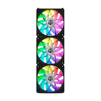 NOX hummer easylink | Black ARGB fans kit (NXHUMMEREASYLINKBK)