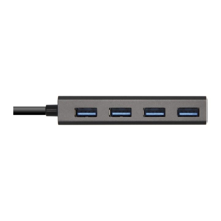 Hub AISENS USB 3.1 USB-C, USB-C/M - 4 x Tipo A/H, Cinzento, 15 cm