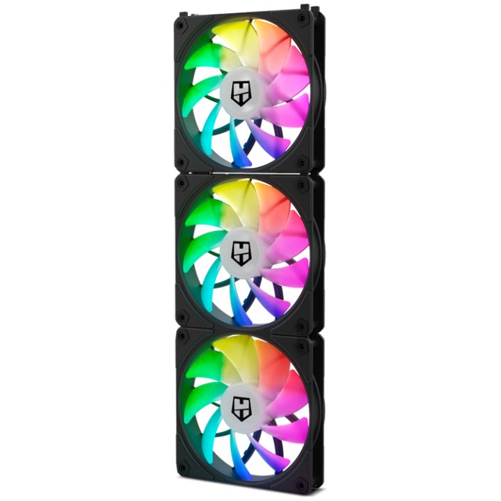 NOX hummer easylink | Kit de ventoinhas ARGB pretas…
