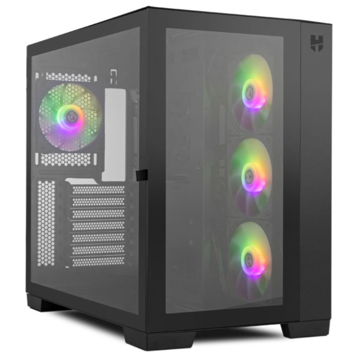 NOX Deluxe HUMMER ASTRA Mid-Tower Black (NXHUMMERASTRABK)