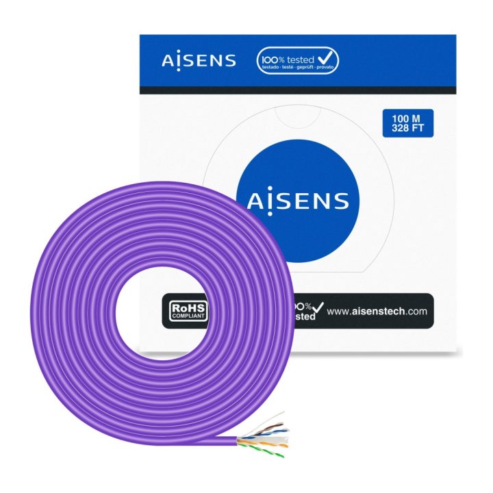 AISENS RJ45 Network Cable LSZH Cat.6 UTP Solid AWG23 CCA (Alloy)…