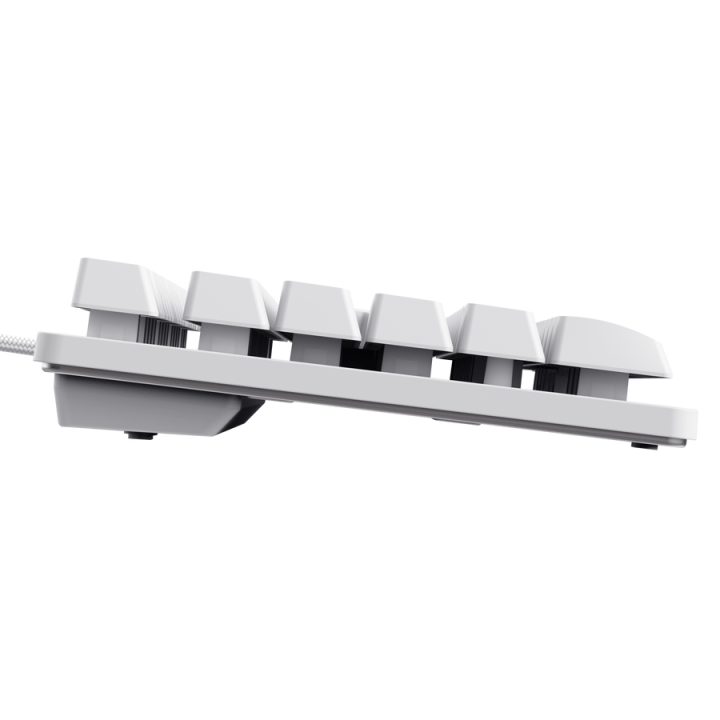 Trust GXT 833W Thado TKL Teclado de Jogo USB QWERTY Espanhol Branco