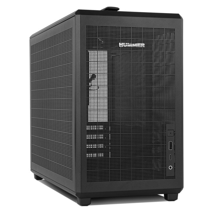 NOX HUMMER REFRESH Mesh Mini Tower M-ATX Case Black…