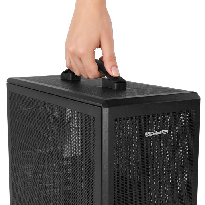 NOX Caixa Mini torre M-ATX HUMMER REFRESH mesh Preto…
