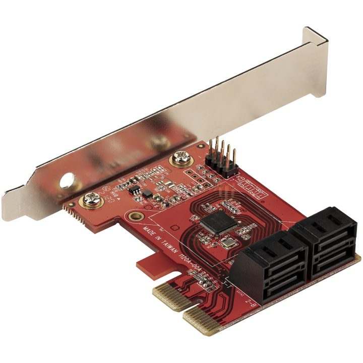 StarTech.com 4-Port SATA PCIe Controller Card - PCI Express SATA…