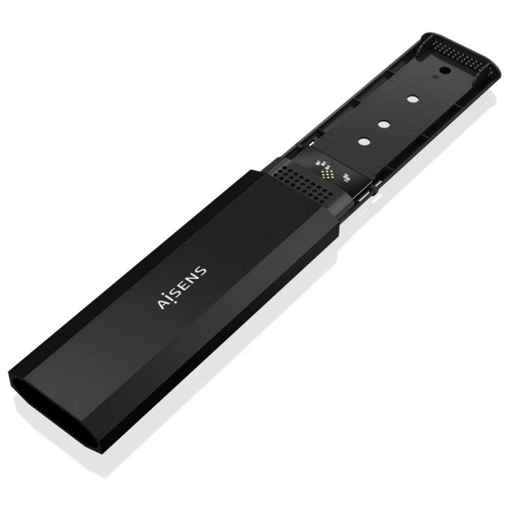 AISENS Caixa Externa M.2 (NGFF) ASM2-028B NVMe para USB3.2 Gen2, Preta