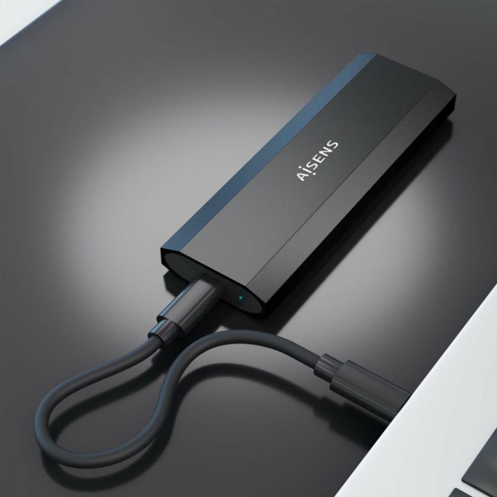 AISENS M.2 (NGFF) ASM2-028B NVMe to USB3.2 Gen2 External Enclosure…