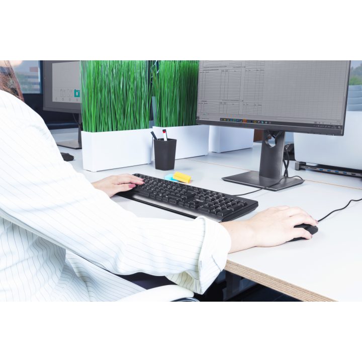 Trust TK-150 Universal USB QWERTY Spanish Keyboard Black