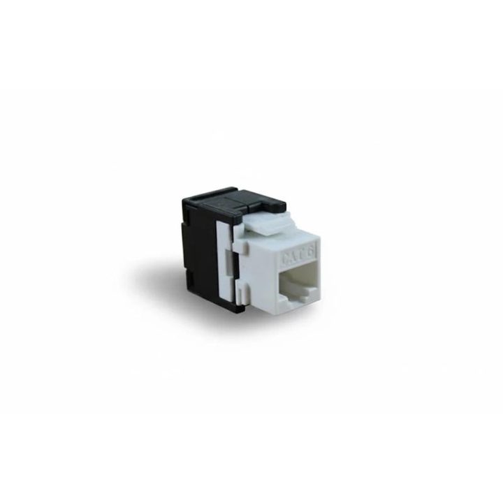 2LAN RJ45 CAT.6 UTP Female Connector TOOLESS 180°. (CH6UTP180TOO)