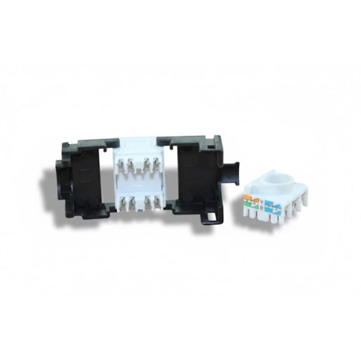 2LAN RJ45 CAT.6 UTP Female Connector TOOLESS 180°. (CH6UTP180TOO)
