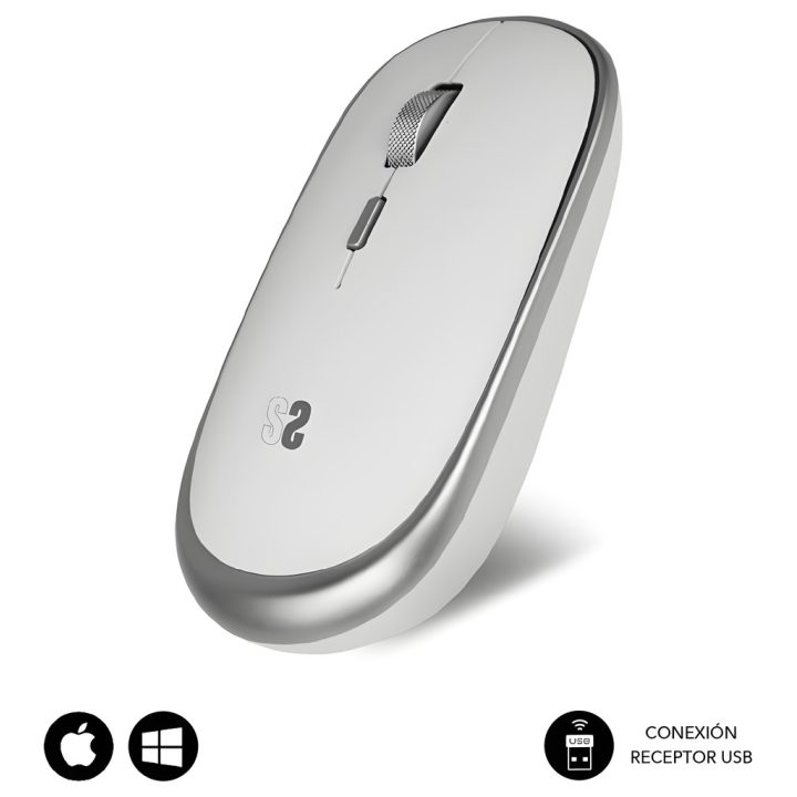 Subblim Submo Wireless Mouse - RFM0001 Silver