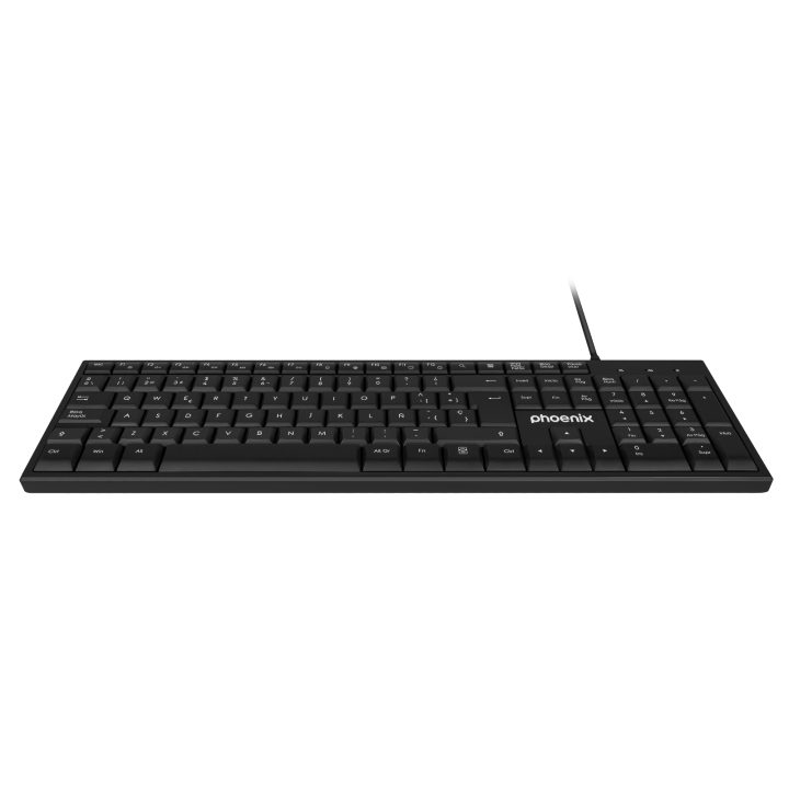 Phoenix technologies Phoenix K100 USB Multimedia Keyboard Black…