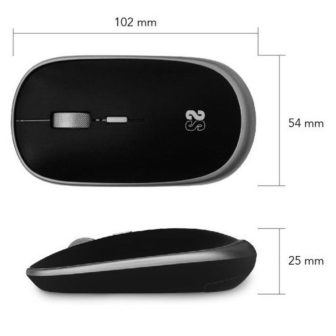 Subblim Submo Wireless Mouse - RFM0002 Black and Gray