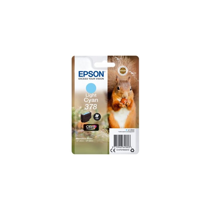 Epson Squirrel Tinta ciano claro 378 Claria Photo HD Ardilla