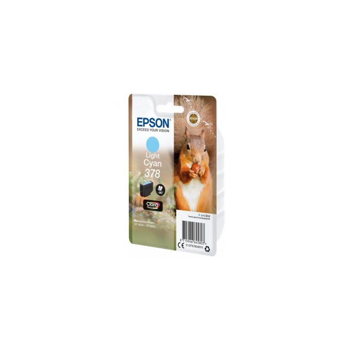 Epson Squirrel Light Cyan Ink 378 Claria Photo HD Squirrel