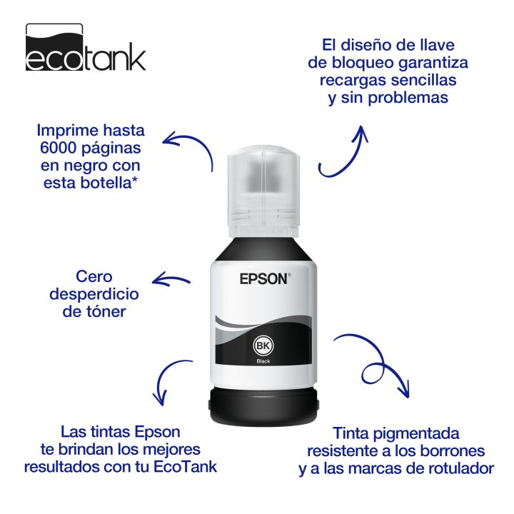Epson EcoTank 111 Pigment Black Ink Bottle