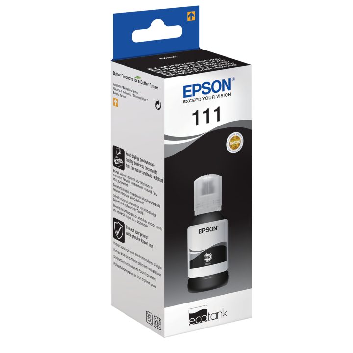 Epson EcoTank 111 Pigment Black Ink Bottle
