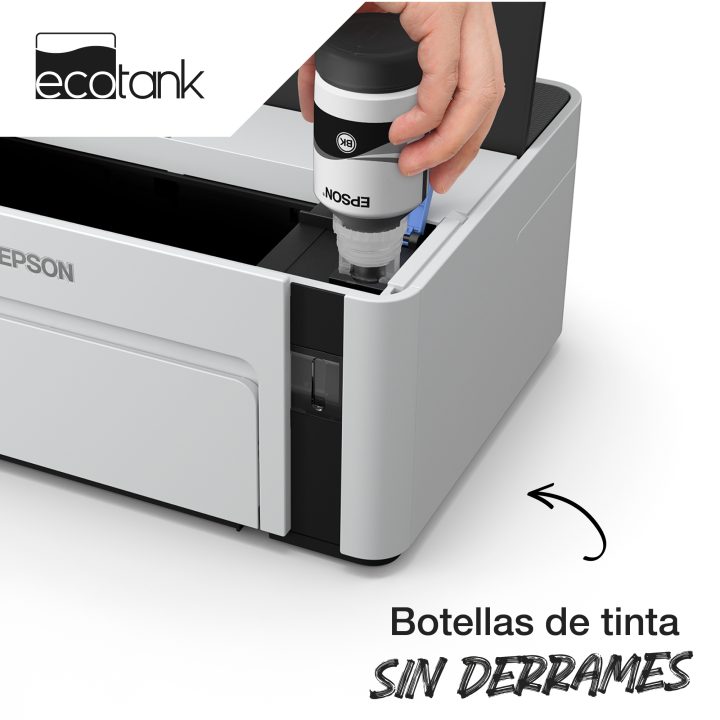 Garrafa de tinta preta pigmentada Epson EcoTank 111