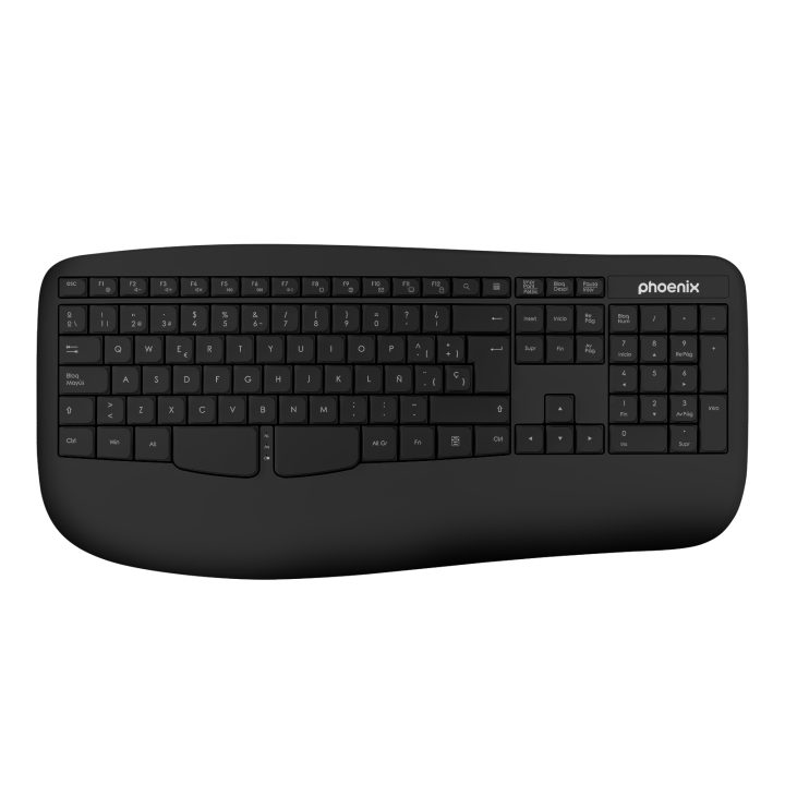Phoenix technologies Phoenix K201 teclado ergonomico inalambrico…