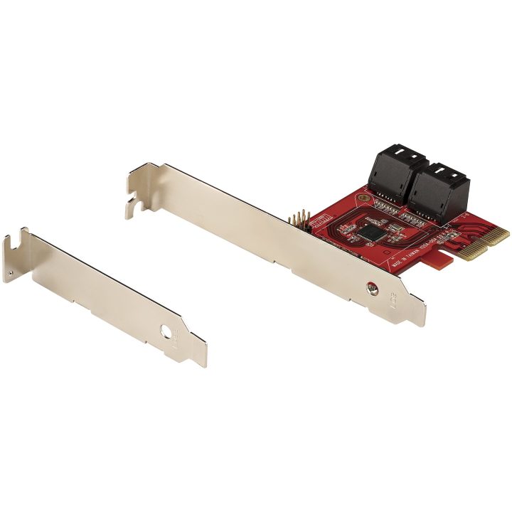 StarTech.com Placa PCIe Controladora SATA de 4 Portas - Placa de…