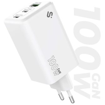 Subblim GaN 100W charger USB-C+c+a (SUBCHG-6G1003)