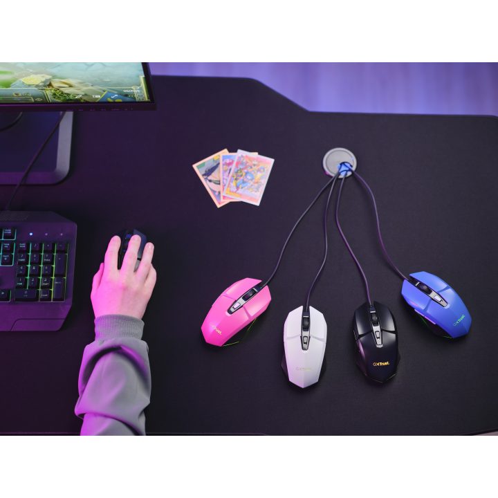 Trust GXT 109 Felox Right-Handed Gaming Mouse USB Type-A Optical 6400…