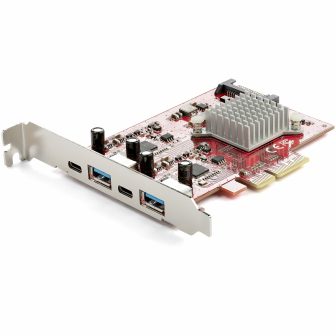StarTech.com Placa PCIe de 4 Portas USB - Placa de Expansão PCI…