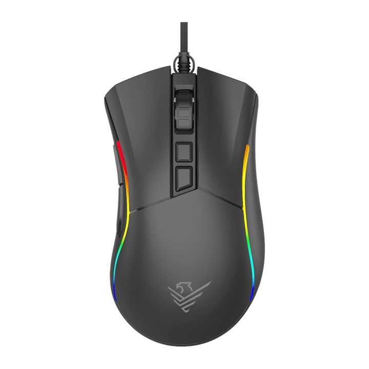 Rato gaming Phoenix Void 12000 DPI de alto desempenho preto RGB USB…