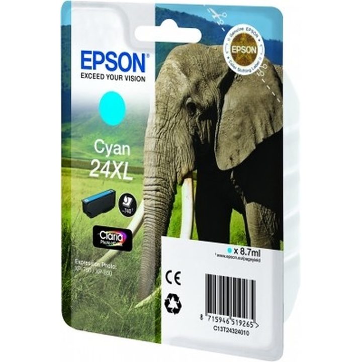 Epson Elephant 24XL Cyan Cartridge