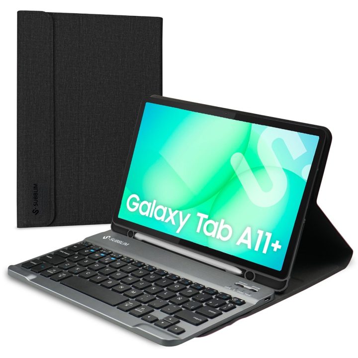 Capa tipo livro com teclado BT para Samsung Tab A11+ 11"…