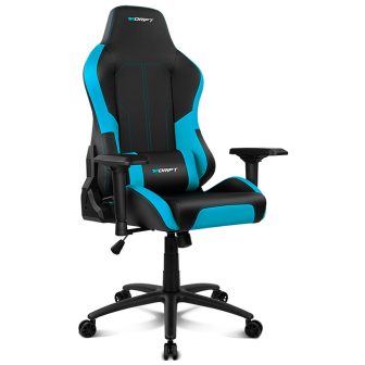 Drift DR250 PC Gaming Chair Padded Upholstered Seat Black, Blue…