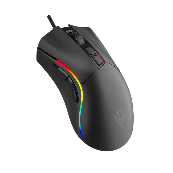 Rato gaming Phoenix Void 12000 DPI de alto desempenho preto RGB USB…