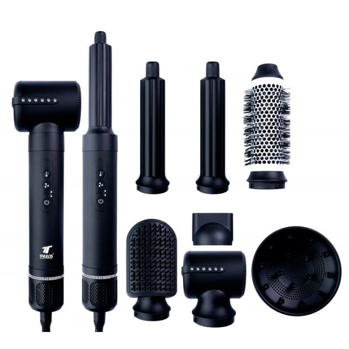 Thulos 7-in-1 Hair Dryer th-BY25 Black 1400W (TH-BY25 BK)