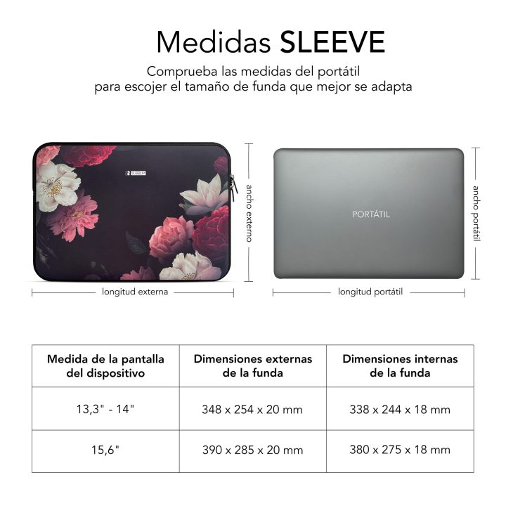 Funda Subblim trendy sleeve para portátil 13.3 pulgadas-14 pulgadas…