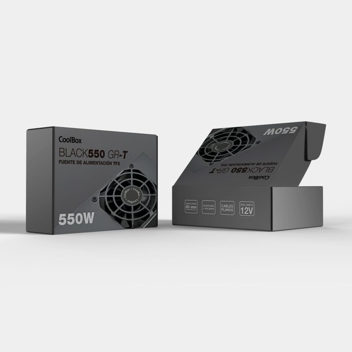 CoolBox TFX POWER SUPPLY TFX BLACK550 GR-T 550W BLACK