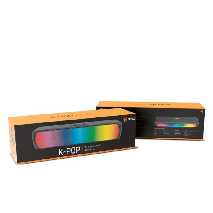 Barra de Som Krom K-POP Bluetooth RGB (NXKROMKPOP)