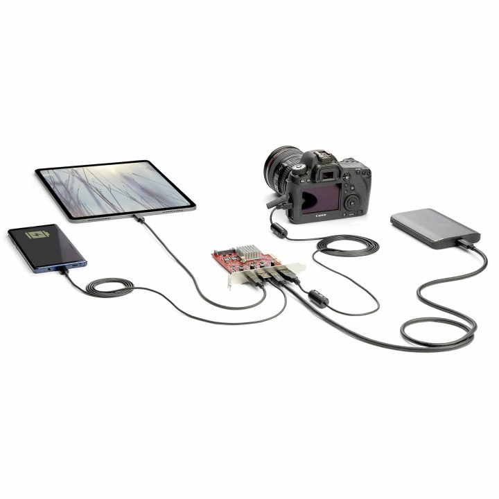 StarTech.com Tarjeta PCIe de 4 Puertos USB - Tarjeta de Expansión PCI…