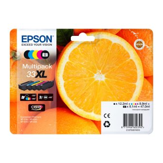 Epson Oranges 33XL Claria Premium Black Photo Ink