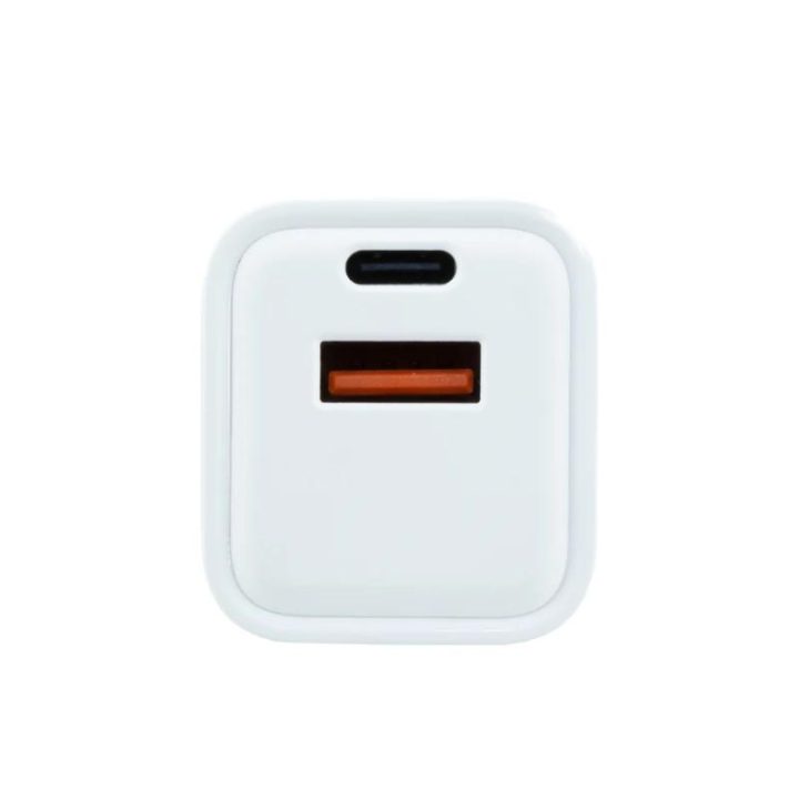 CoolBox CARREGADOR GAN 20W USB-C/USB-A PAREDE